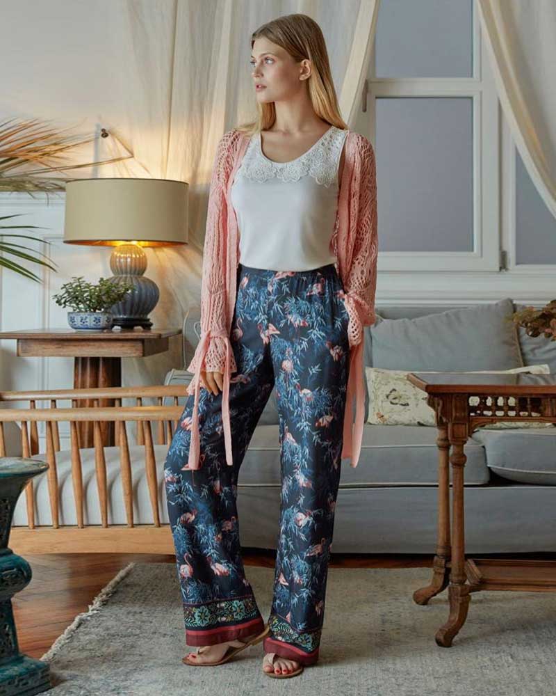 Cardigan, Top and Trousers Set
