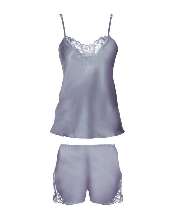Cute Satin and Lace Cami Set