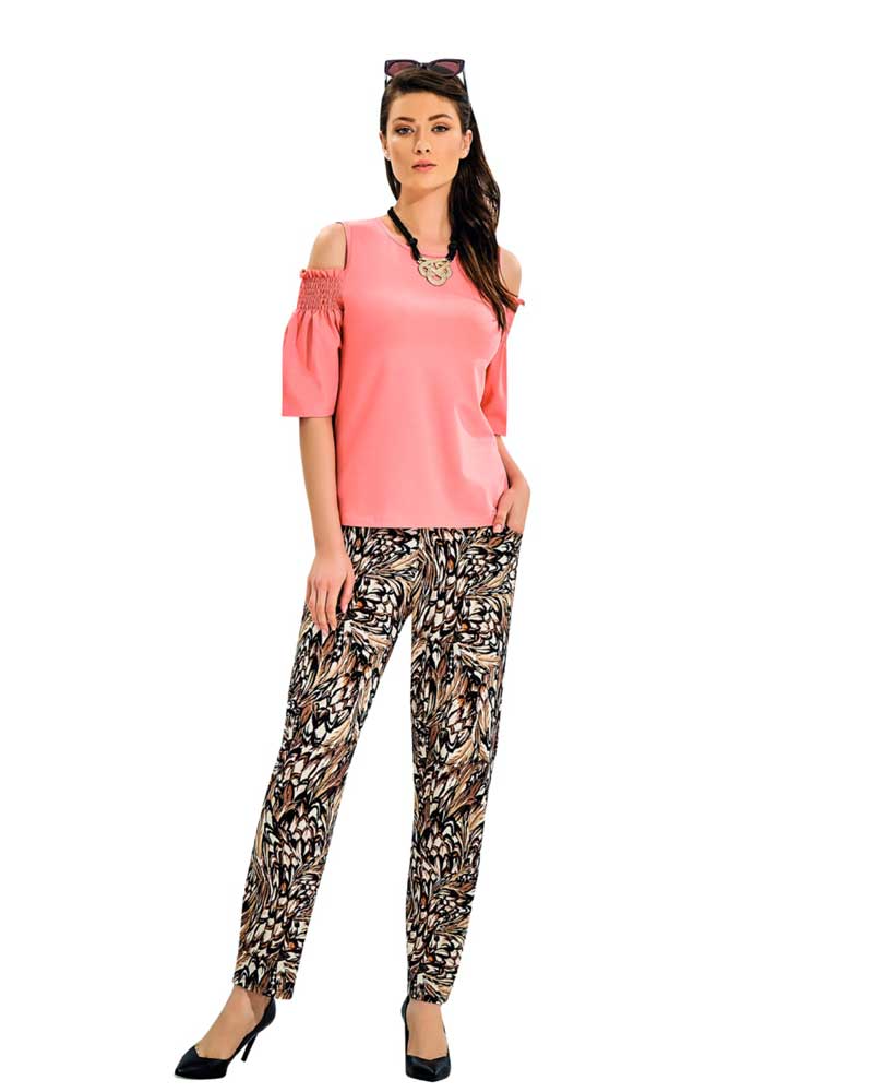 Top and Printed Trouser